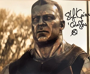 Foto autógrafa de Deadpool Stefan Kapicic Colossus 8x10 - genuina firmada - Imagen 1 de 2