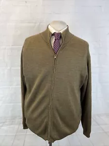 Tommy Bahama Men's Brown Cotton Silk Blend Sweater M $125 - Picture 1 of 10