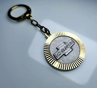 HR AUTOCOMFORT Metall Schlüsselanhänger Chevrolet Chevy Diamantschliff Lüfterrad orig. 1958