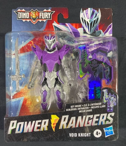 Power Rangers Dino Fury Void Knight 6-Inch Action Figure With Morpher Key New Cover