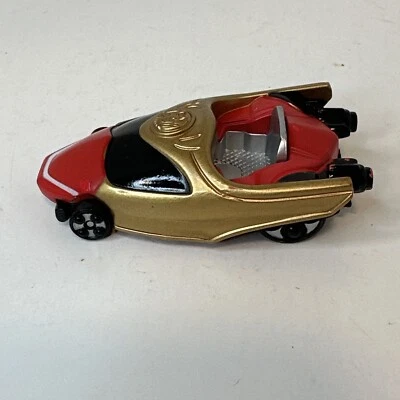 2002 Bandai POWER RANGERS Mighty Morphin Strange Robot Vehicle Red Diecast Car - Image 1 of 4