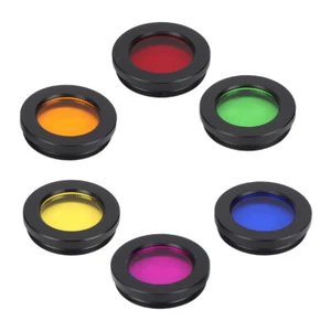 Teleskop Filter 6 Farben 1,25 Zoll Teleskop Okulare Filter Optisches Glas - Bild 1 von 5