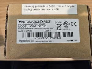 CLICK Ethernet Standard PLC Programmable Controller. Part # C0-11DRE-D - Picture 1 of 2