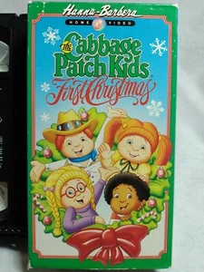 Cabbage Patch Kids - First Christmas VHS Rare Kids Christmas HANNA BARBARA - Foto 1 di 3