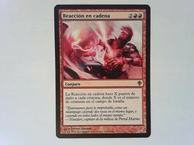 Reacción en cadena  Chain Reaction	 Worldwake - Magic the Gathering MTG Red - Image 1 of 2