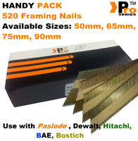 MIXED Framing Nails for Paslode,S5,Hitachi  50mm 65mm 75mm 90mm 2 x GAS