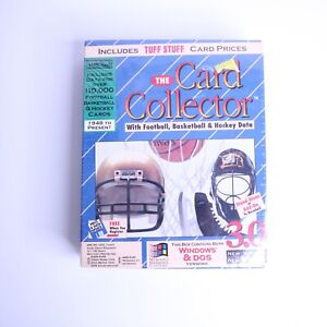 Vintage 1994 The Card Collector Football 3.0 Windows/DOS PC Software New Sealed