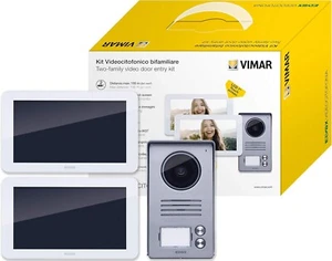 VIMAR K40936 Videosprechenalagen Freisprech- Touchscreen- LCD 7zoll- 2Wohnungen - Bild 1 von 5