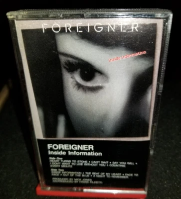 Foreigner - Inside Information (Audio Cassette Tape) 📼 1987 Atlantic Tested VGC - Image 1 of 4