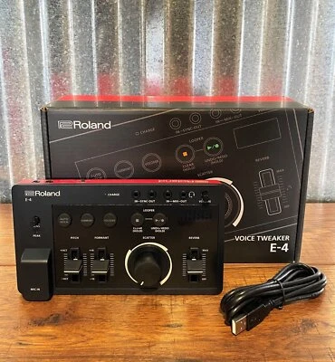 Roland E-4 AIRA Compact Voice Tweaker Vocal Looper Harmonizer Vocoder - Image 1 of 4