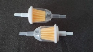IN LINE FUEL FILTER LARGE X 2 HONDA GX160 GX200 PRO KART CADET GO KART PROKART - Picture 1 of 12