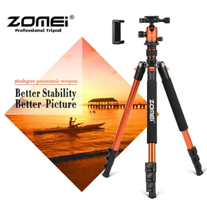 ZOMEI Q555 Camera Tripod Heavy Duty Aluminium&Ball Head For Canon Nikon Sony - Picture 1 of 13