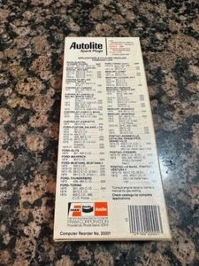 AUTOLITE Nº Juego de 15 bujías (8) NOS 1960-70 AF42 44TS BL13Y - Imagen 1 de 6