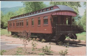 Big Stone Gap VA. Interstate 101 President's Car Train UNP Chrome Postcard - Picture 1 of 2