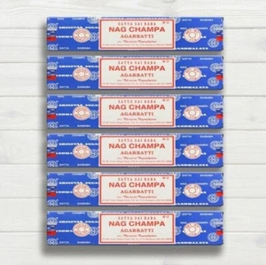 6 Packs Satya Original Nag Champa Incense Sticks Joss Incense Genuine All Scents - Picture 1 of 1