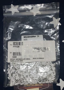 Weidmüller 9019000000 H 0,5/12D AWG20   PACK OF 500 WEIDMULLER - Picture 1 of 4