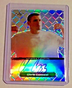 Autógrafo Chris Camozzi 2011 Leaf Metal MMA plateado/50 UFC automático - Imagen 1 de 1
