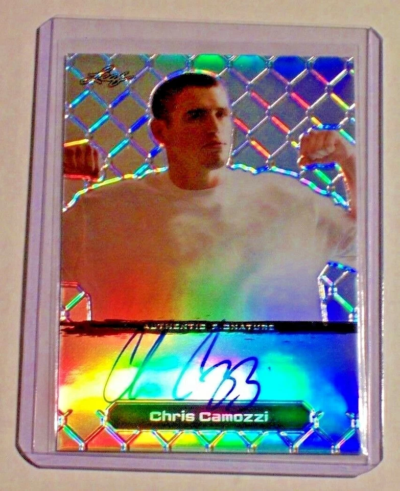 2011 Leaf Metal MMA Silver Autograph Chris Camozzi /50 UFC Auto - Image 1 of 1