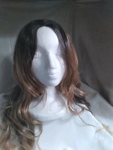 WOMENS LADIES Past The Shoulder Length WAVY BLONDE BROWN Synthetic WIG - Bild 1 von 7