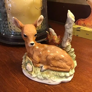 Homco Rehkitz Biskuit Keramik Figur - Bild 1 von 5