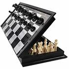Queens Gambitt Black Toys Travel Chess Set With Folding Board For Kids And Adult