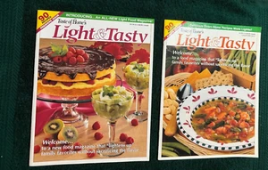 2 ~ Light and Tasty Magazines ~ Premiere Issue & Collector's Issue ~ PB VG - Picture 1 of 3