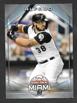 2020 Topps National Baseball Card Day, #15, Jorge Alfaro, Miami Marlins - Image 1 of 2
