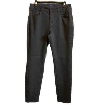 NYDJ Alina Legging Stretch Skinny Jeans Lift Tuck Tech 10P Gray - Image 1 of 4