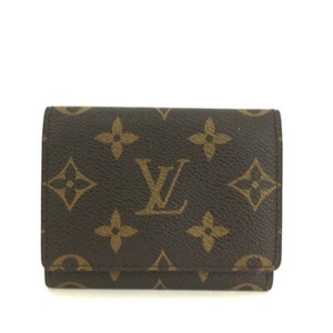 Louis Vuitton Monogram Enveloppe Cartes De Visite Card Case /5R0631