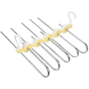 Trouser Hanger Pants Hanging Rack Multi Use Space Saving Hanger Ties Hanger - Picture 1 of 12