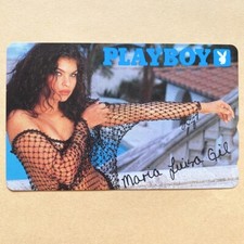 Playboy MARIA LUISA GIL Japan Vintage Telephone Calling Card 80' Deadstock Rare