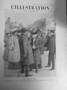 1906 FEMME FEMINISME FEMINISTE SUFFRAGETTE DROIT VOTER 1 JOURNAL ANCIEN - Imagen 1 de 1