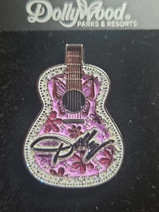 Dolly Parton Dollywood Guitar Lapel Pin - Picture 1 of 4
