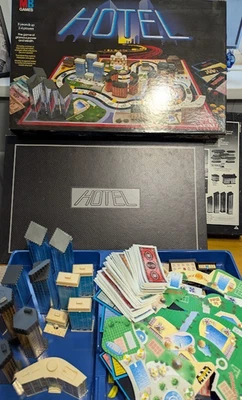 Hotel Board Game 1986 Vintage MB Games Retro - Image 1 of 4