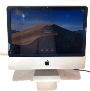 Vintage Apple iMac 20”/2.66ghz/2gb/320gb/sd with power cord tested turns on - Picture 1 of 11