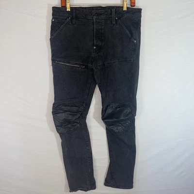 G-Star RAW Jeans Mens 34x32 black 5620 3D Slim Button Fly Articulated - Image 1 of 4