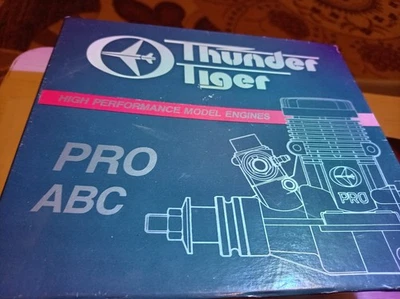 New Thunder Tiger PRO-61 ABC R/C Airplane Engine #9160 NIB Side Exhaust Glow - Image 1 of 4