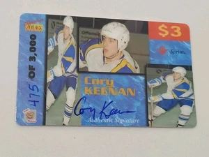 Cory Keenan Kitchener Rangers 1995 Signature Rookies Auto Phonex Autogrammkarte  - Bild 1 von 2