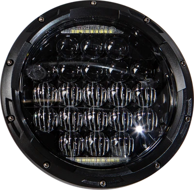 Faro LED Universal Disco Duro 7" Negro 90W Moto para Harley Davidson Foto 1 de 2