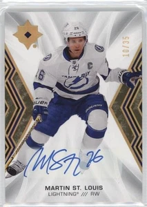 2021-22 UD ULTIMATE COLLECTION GOLD LEGENDS AUTO MARTIN ST. LOUIS /35 LIGHTNING - Picture 1 of 2