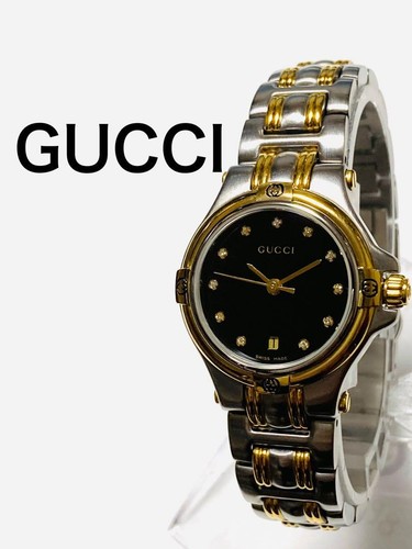 Orologio donna Gucci 11P Diamond tono oro u pulito ottime condizioni