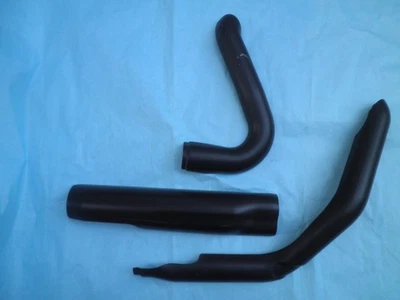 2017–24 HARLEY TOURING M8 ELECTRA ROAD STREET GLIDE ЧЕРНЫЕ ВЫХЛОПНЫЕ ТЕПЛОЗАЩИТНЫЕ ЭКРАНЫ - Изображение 1 из 4