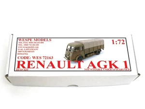 1:72 RENAULT AGK 1 - Modelli di vespe - kit resina 72163 - Foto 1 di 1