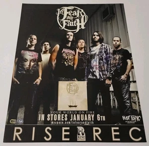 Anuncio álbum In Fear And Faith "Your World On Fire" - Imagen 1 de 2