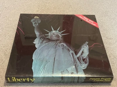 New Sealed Statue of Liberty Happy 100th! Hoyle Puzzle 550 Pieces 18" x 24" VTG - Image 1 of 4