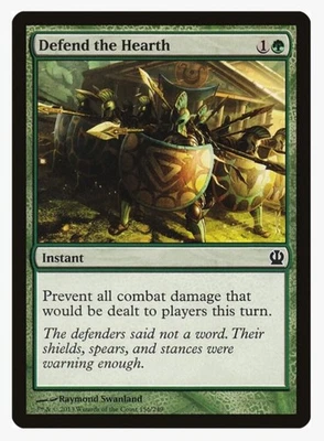 Defend the Hearth | MTG THS | EDH Commander Green Fog Instant | LP - Image 1 of 3