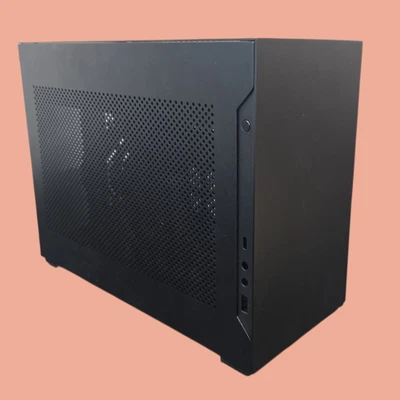 @USED@ Lian Li DAN A4-H2O Black mini ITX Steel Mesh PC Gaming Case Black MLI01 - Image 1 of 4