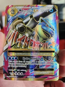 Pokemon - M Blastoise EX (Full Art) 102/108 Evolutions Holo Ultra Rare NM - Picture 1 of 2