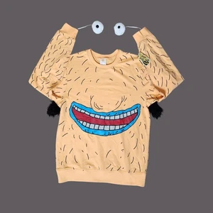 Camisa Nickelodeon Aaahh Monstruos Reales NickBox Krumm Juegos con disfraces Pullover Nueva con etiquetas Pequeña - Imagen 1 de 8