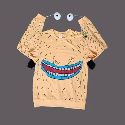 Camisa Nickelodeon Aaahh Monstruos Reales NickBox Krumm Juegos con disfraces Pullover Nueva con etiquetas Pequeña Foto 1 de 4